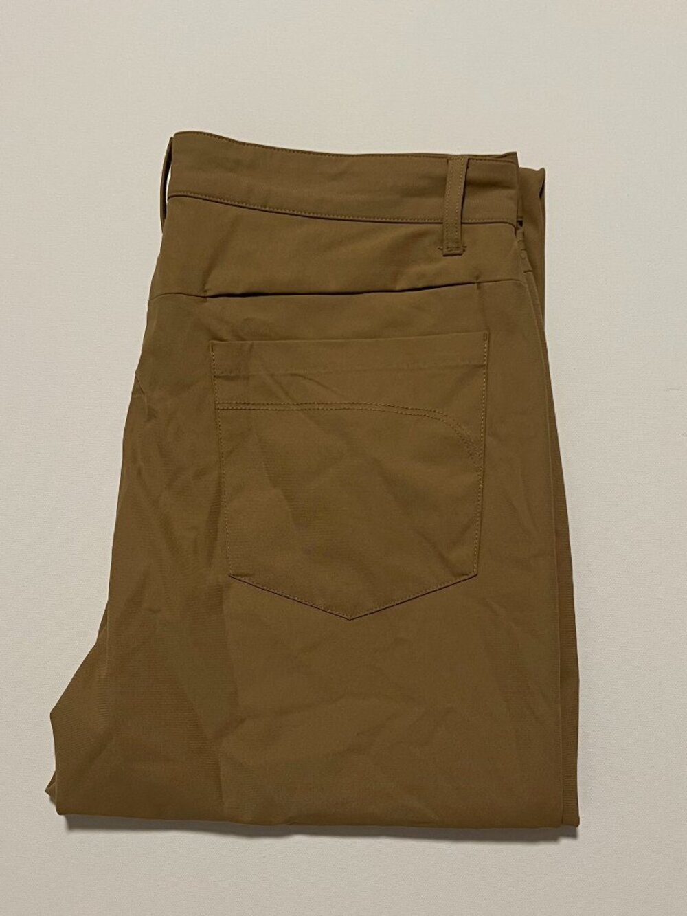 Fabletics Pants Casual Chino Stretch Flex Golf Khaki Brown Men's size 33x34